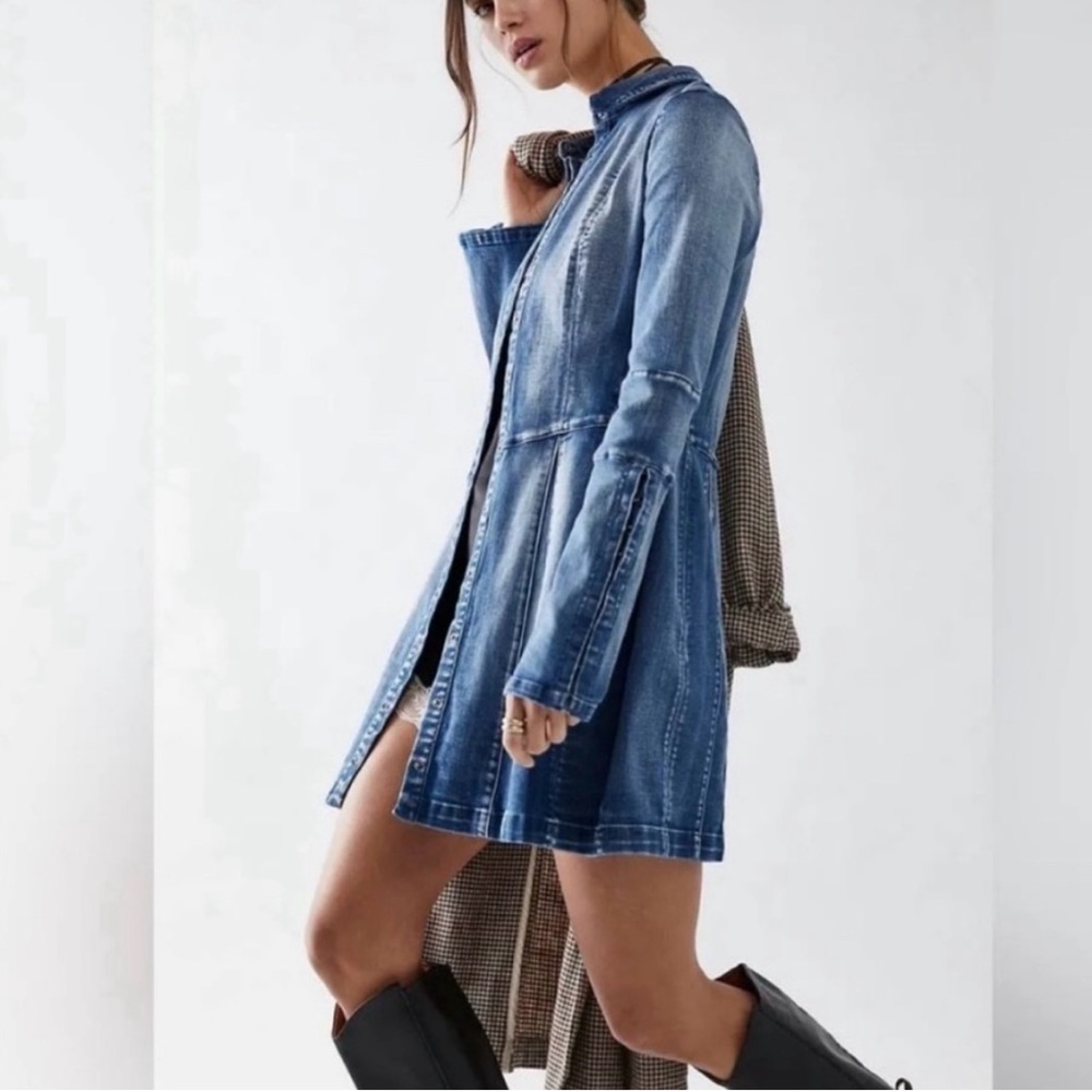 Free People Thea Denim Mini